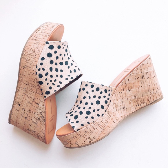 dolce vita leopard wedges